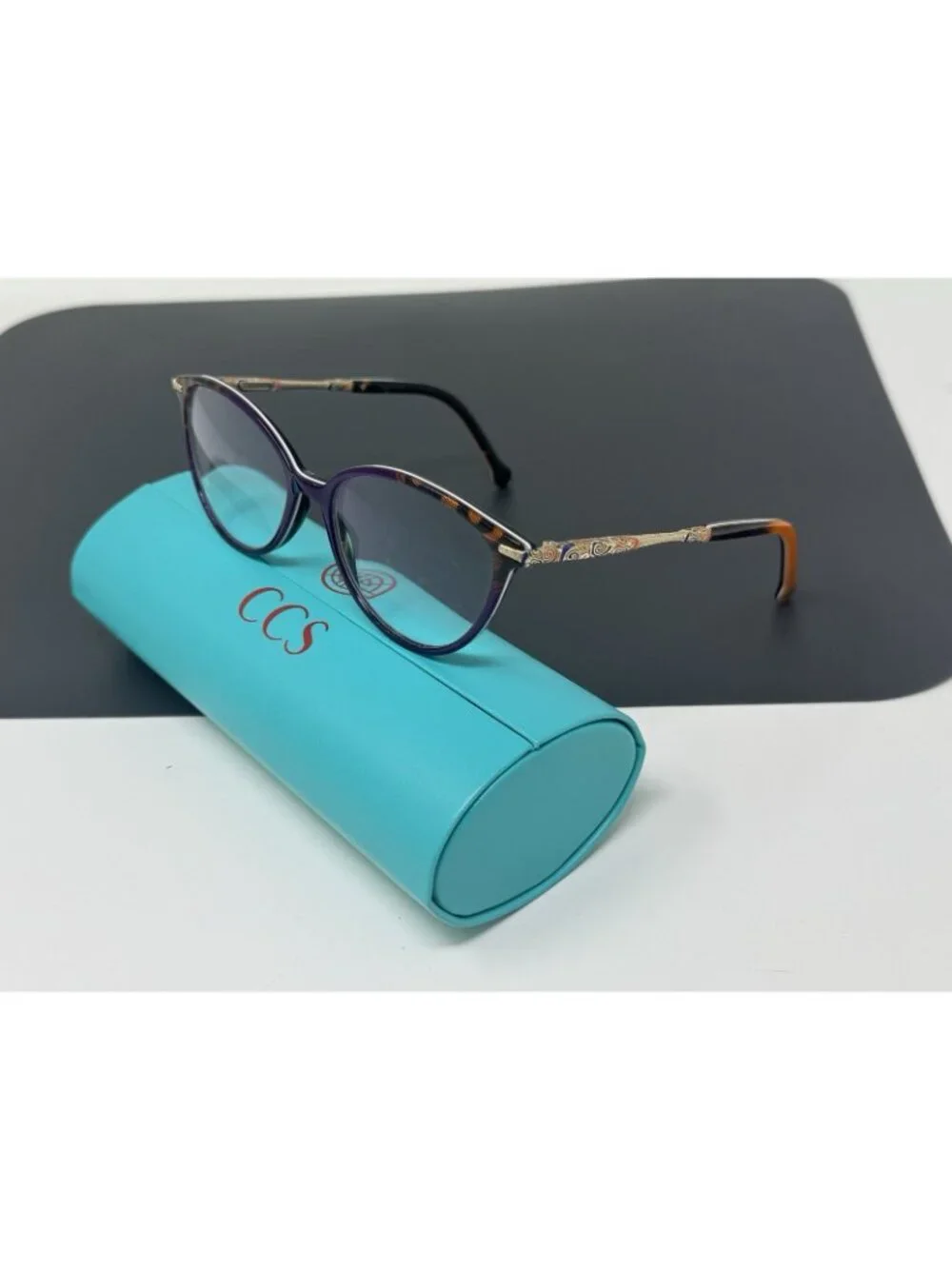 Coco Song Everybody Rock CV264 C3 Eyeglasses Women's Purple/Havana Full Rim 52mm